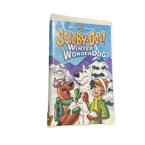 Vintage Scooby Doo VHS Cassette Winter Wonder Dog VHS Tape Y2K Clamshell Case